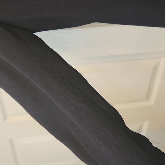 Focus 2000 Women's Vintage Black ButtonFront Mandarin Collar BlazerJacket Size10 - Picture 6 of 16